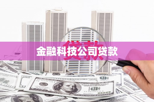 合浦金融科技公司贷款