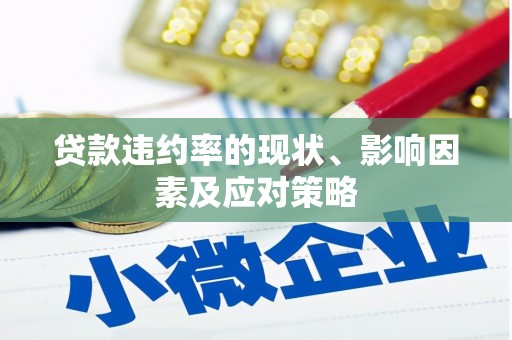 合浦贷款违约率的现状、影响因素及应对策略