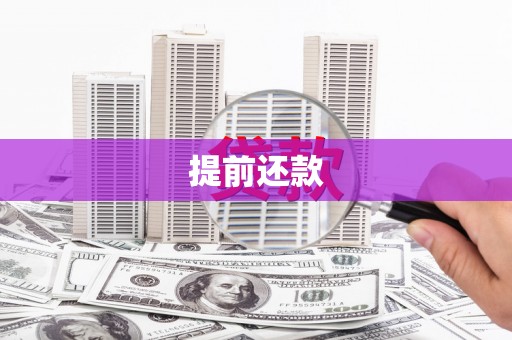 合浦提前还款