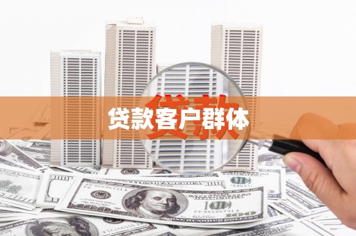 合浦贷款客户群体