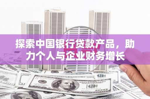 合浦探索中国银行贷款产品，助力个人与企业财务增长