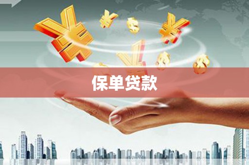 合浦保单贷款