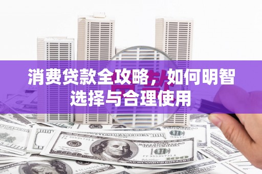 合浦消费贷款全攻略，如何明智选择与合理使用