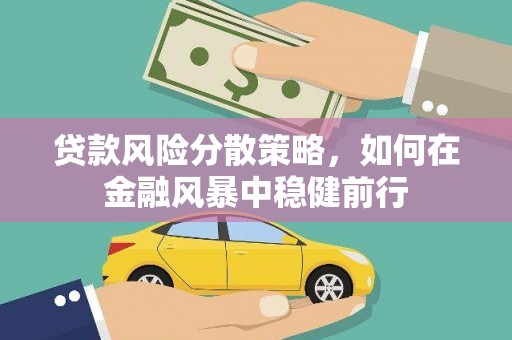 合浦贷款风险分散策略，如何在金融风暴中稳健前行