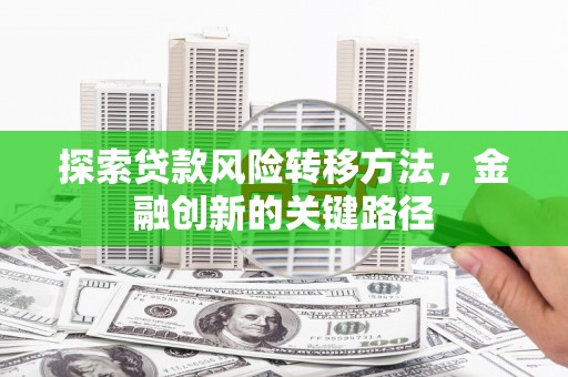 合浦探索贷款风险转移方法，金融创新的关键路径