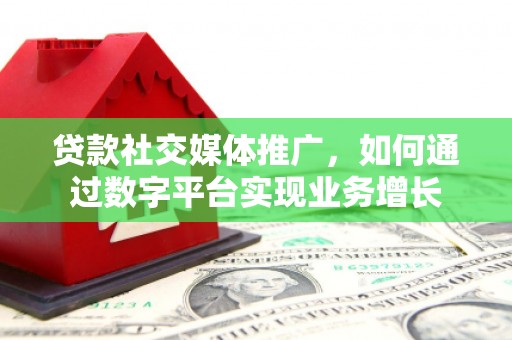 合浦贷款社交媒体推广，如何通过数字平台实现业务增长