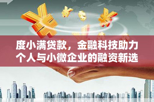 合浦度小满贷款，金融科技助力个人与小微企业的融资新选择