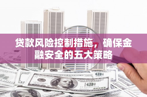 合浦贷款风险控制措施，确保金融安全的五大策略