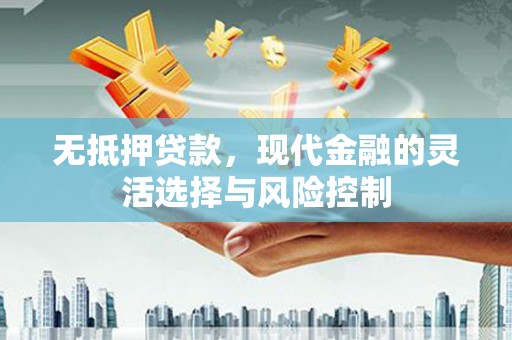 合浦无抵押贷款，现代金融的灵活选择与风险控制