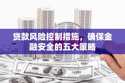 合浦贷款风险控制措施，确保金融安全的五大策略