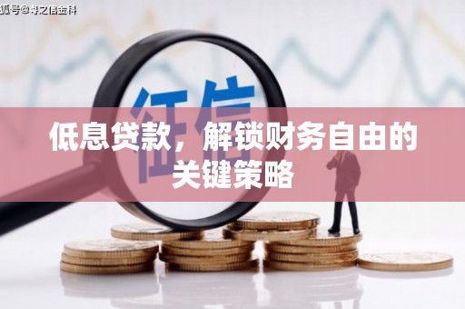 合浦低息贷款，解锁财务自由的关键策略