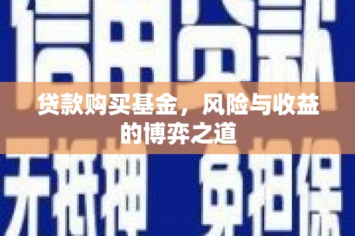 合浦贷款购买基金，风险与收益的博弈之道