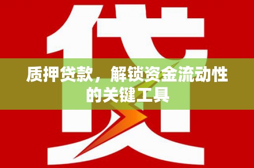 合浦质押贷款，解锁资金流动性的关键工具