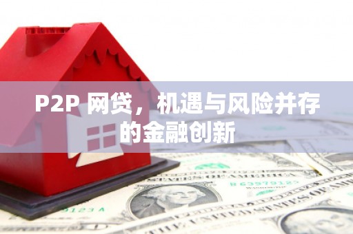 合浦P2P 网贷，机遇与风险并存的金融创新