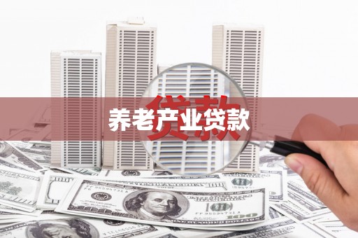 合浦养老产业贷款
