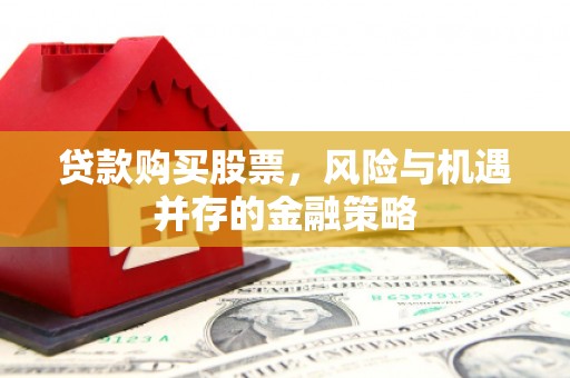 合浦贷款购买股票，风险与机遇并存的金融策略